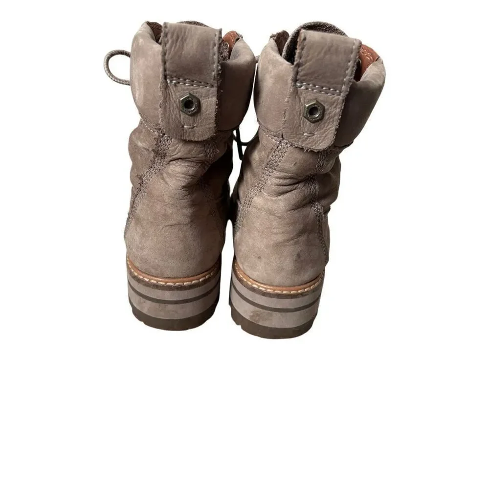 Timberland Women's‎ Courmayeur Valley Hiking Boots Taupe Nubuck Sz 9.5